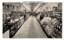 Eckerd's Modern Drug Store Inside View Columbia SC Postcard AG10
