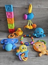Vtg Tweety Bird Baby Toy LOT Teether Rattle Hard Plastic Looney Tunes