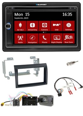 Blaupunkt Bluetooth DAB 2DIN USB DVD Lenkrad Autoradio für Citroen Jumper ab 14