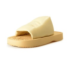 Burberry Women's "Knight Slab" 100 Leather Flip Flop Sandals ShoesUS 9 EUR 39