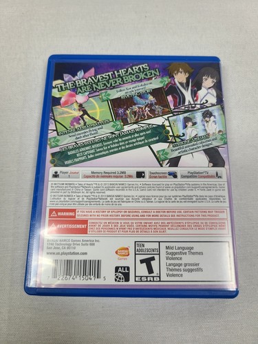 Tales of Hearts R Sony PS Vita *Tested* SEE PICTURES - Picture 2 of 3