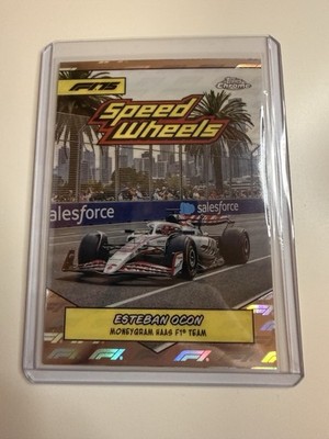 2025 F1 Topps Chrome Esteban Ocon 1997 Speed Wheels Logofractor #75-HF1