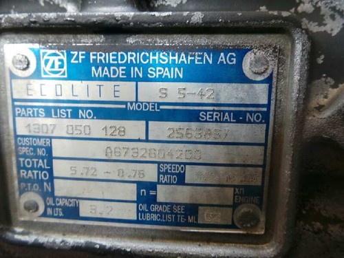 710620 - S542 - 1307050128 - 2563837 - A6732604200 CAJA CAMBIOS / MANUAL / 5 VEL - Picture 5 of 6
