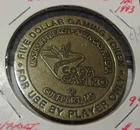 COPA CASINO 1993 $5 FIVE DOLLAR GAMING SLOT TOKEN - Gulfport, MS