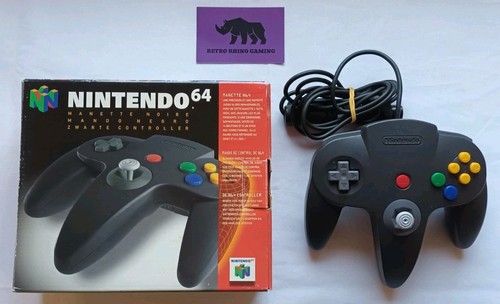 Mando Nintendo 64 negro en EMBALAJE ORIGINAL N64 - Imagen 1 de 13