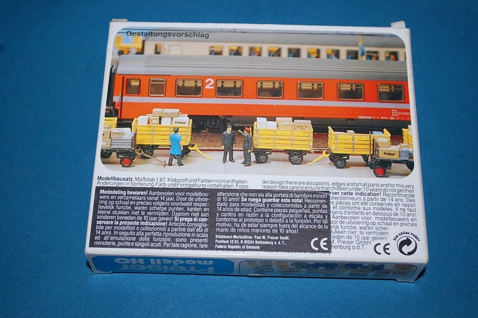 Preiser 17112 - Postal Carts scala 1/87 - Immagine 2 di 2