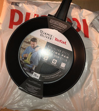 Jamie Oliver Tefal Stainless Steel Non-Stick Frying Pan ,28cm NEW 