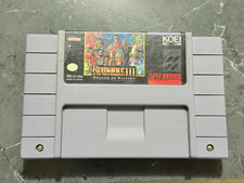 KOEI Romance of the Three Kingdoms III: Dragon of Destiny SNES Strategy NTSC-U/C