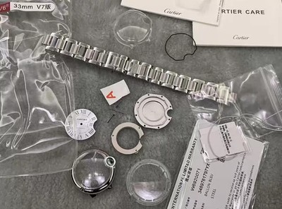 For DIY 33mm Watch Steel Case kit For 2671 movement
