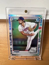 Spencer Strider 1st Bowman Chrome Refractor #BD-20