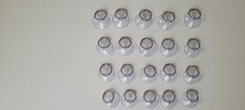 Suction Cup (Clear) 1.5" wide with 1" Key Ring Made in USA- Set of 30