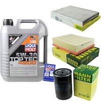 Mann Inspektionspaket 5L Liqui Moly Top Tec 5W-30 FüR VW Passat Variant 2.0 1.6