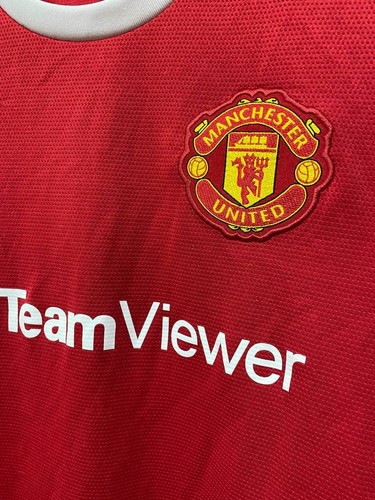 MANCHESTER UNITED # 7 RONALDO 2021-2022 FOOTBALL SHIRT JERSEY HOME ADIDAS SIZE M - Picture 8 of 12