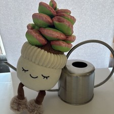 Greenhouse by Russ 10" Plush Succulents Plant 2024 Anthropomorphic Flower Pot