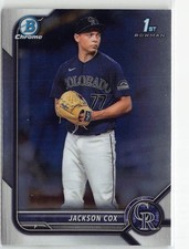 2022 Bowman Draft Chrome #BDC-174 Jackson Cox
