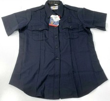 NWT FLYING CROSS 157R84 WOMEN'S 32 SHORT SLEEVE JUSTICE SHIRT LAPD NAVY