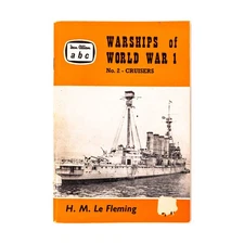 Ian Allan Pub Historical Book Warships of World War 1 - Cruisers VG+