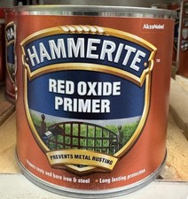 Hammerite Red Oxide Primer Paint 500ml – Rust Protection – New