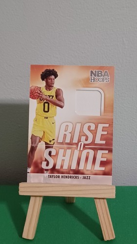 2023-24 Panini NBA Hoops Rise N Shine Memorabilia Taylor Hendricks #RS-HEN Jazz