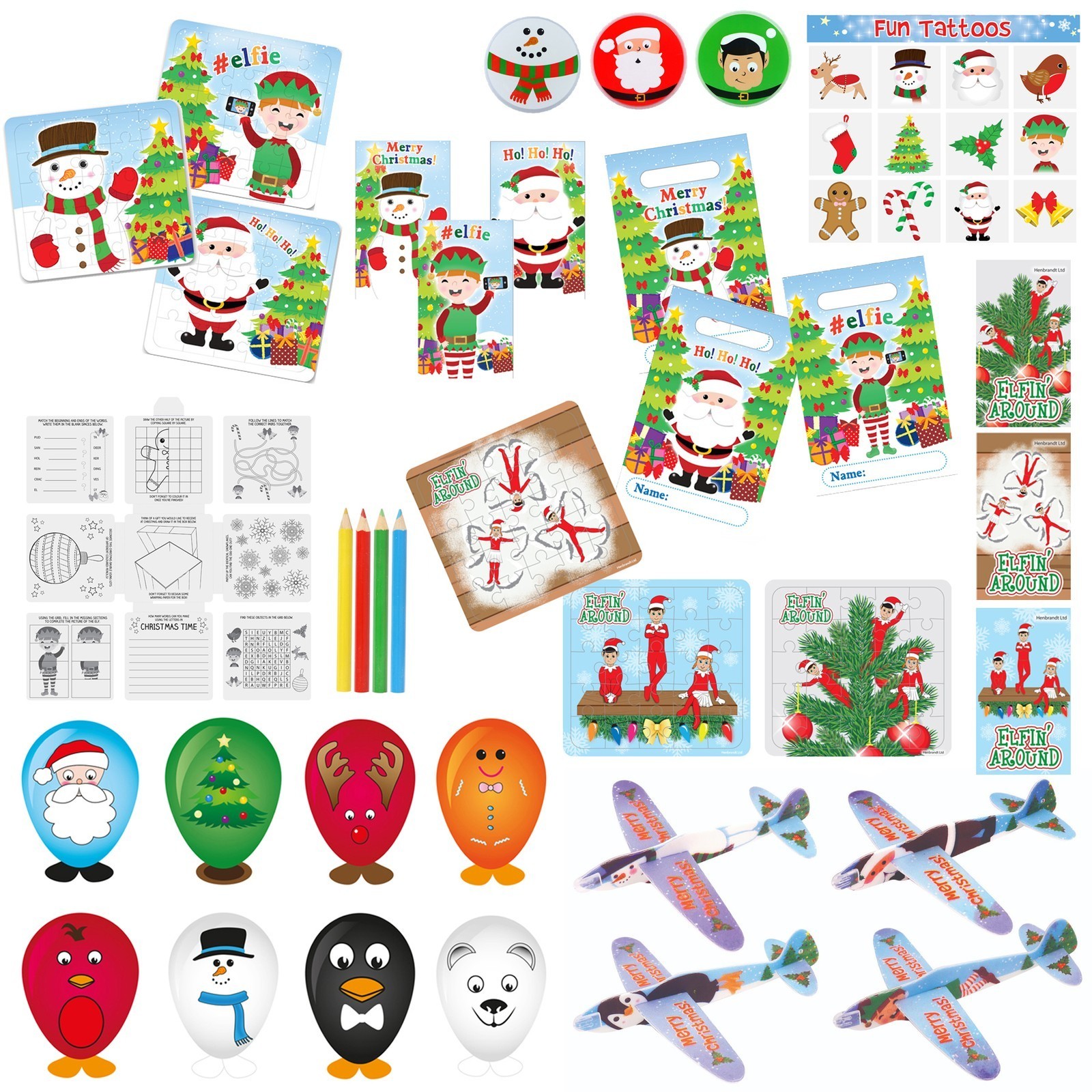 Navidad Niños Bolsa de Sorpresas/Piñata/Relleno Calcetines - Elegir Diseño