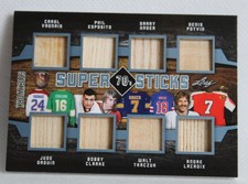 2017-18 Leaf Stickwork Super 70's Sticks 4/5, 8 GU  Esposito, Potvin, Tkaczuk +5