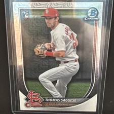 2025 Bowman - Thomas Saggese #57 Chrome Mojo Refractor (RC)