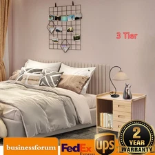 3-Tier Bedroom Bedside Table Nightstand End Side Organizer Drawers Storage Box