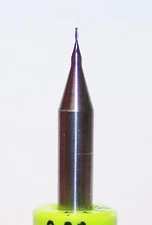 0.30mm (.0118") CARBIDE END MILLS 2 FLUTE MICRO KYOCERA 1600.0118.045