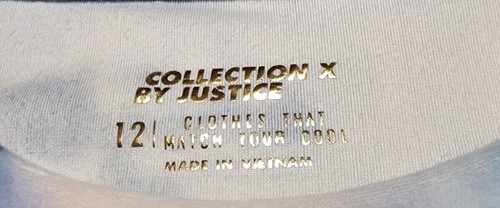 Girls Justice Sweatshirt-Collection X-Super Soft Size 12 - Picture 3 of 3