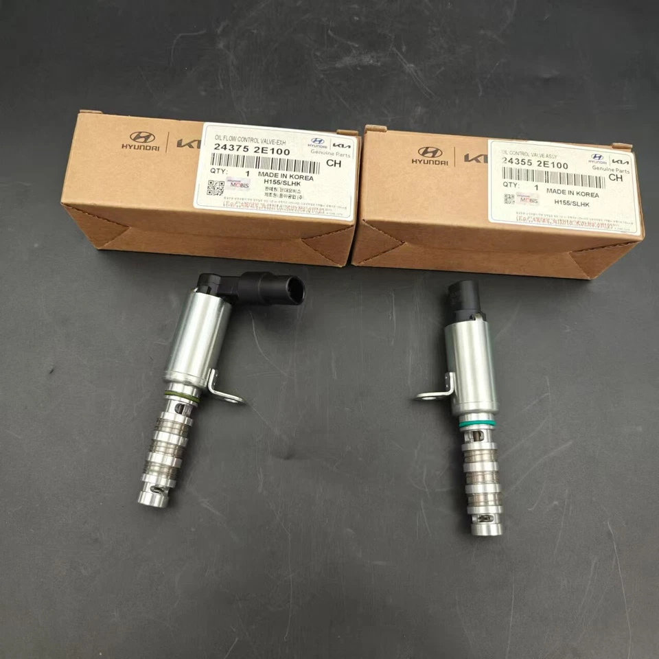 OEM 243552E100 243752E100 VVT OCV Soleno Valve 2PC Set 2.0L Hyundai&Kia Elantr - Image 2 of 4