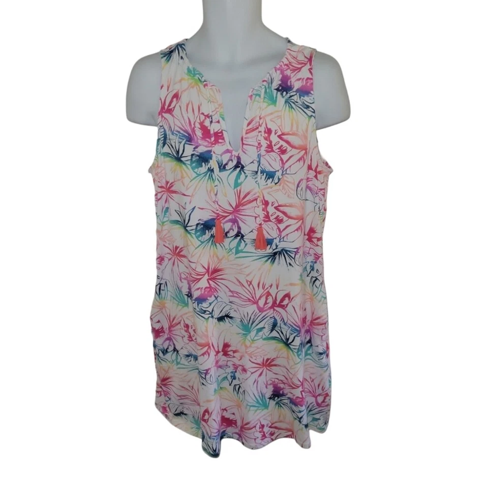Vestido de baño Tommy Bahama Rainbow Splash cuello dividido - Para mujer Foto 4 de 4