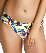Image of Panache Bikini Brief Bottoms Size UK 18 Anya Riva Gathered Mid Rise Floral Print