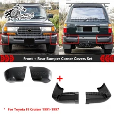 For Toyota Land Cruiser LC80 1991-1997丨Front + Rear Bumper Side Corner Cover Set