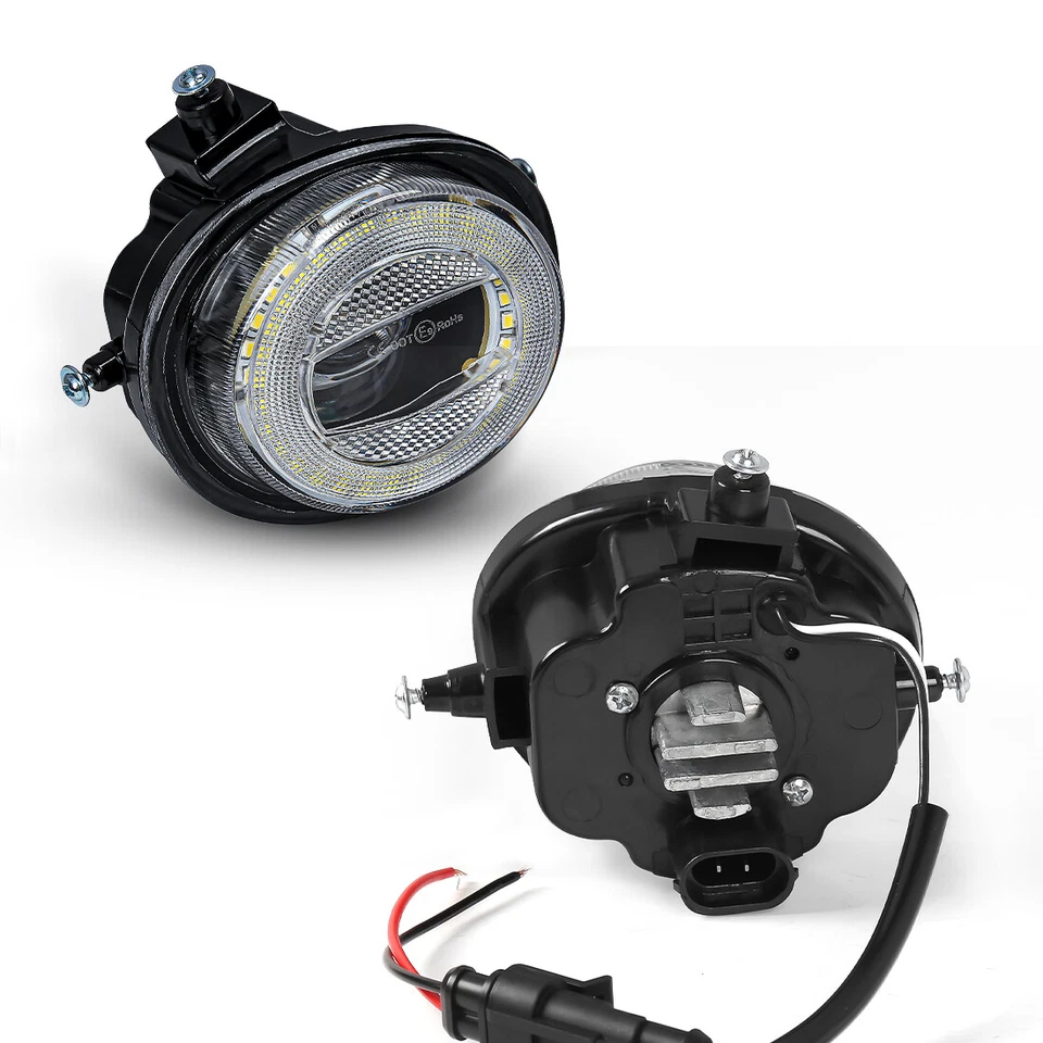 for Mazda RX-8 MPV 6 5 3 2 CX-7 CX-5 CX-9 MX-5/Miata Fog Light LED Angel Eyes - Image 4 of 4