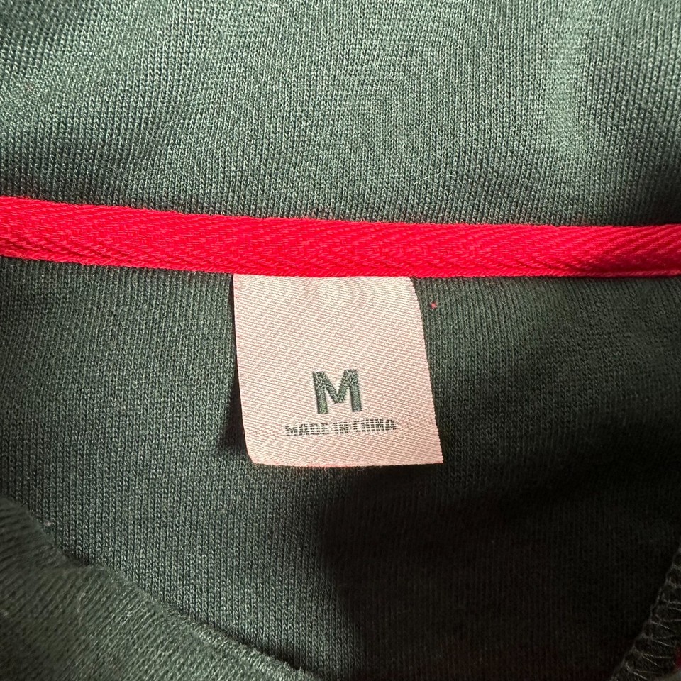 Bunnings Warehouse Jumper Mens Medium M Red Quarter Zip Hardware