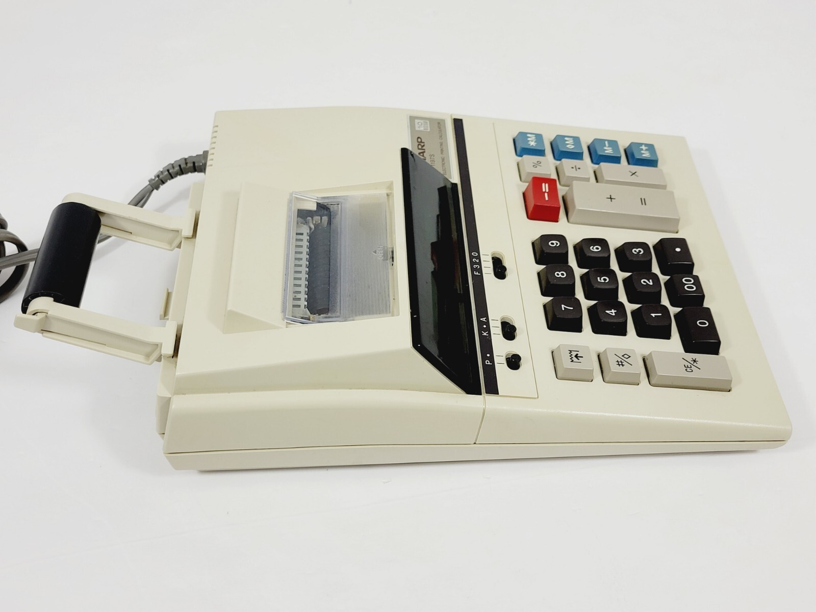 Vintage Electronic Printing Calculator Original Manual Sharp EL1197S