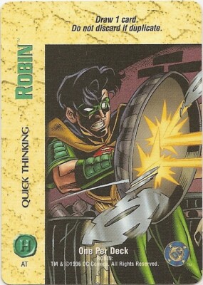 OVERPOWER Robin Quick Thinking - OPD - Very Rare - DC Batman Superman