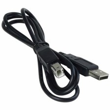 Lot of 7 USB Printer Cable Black