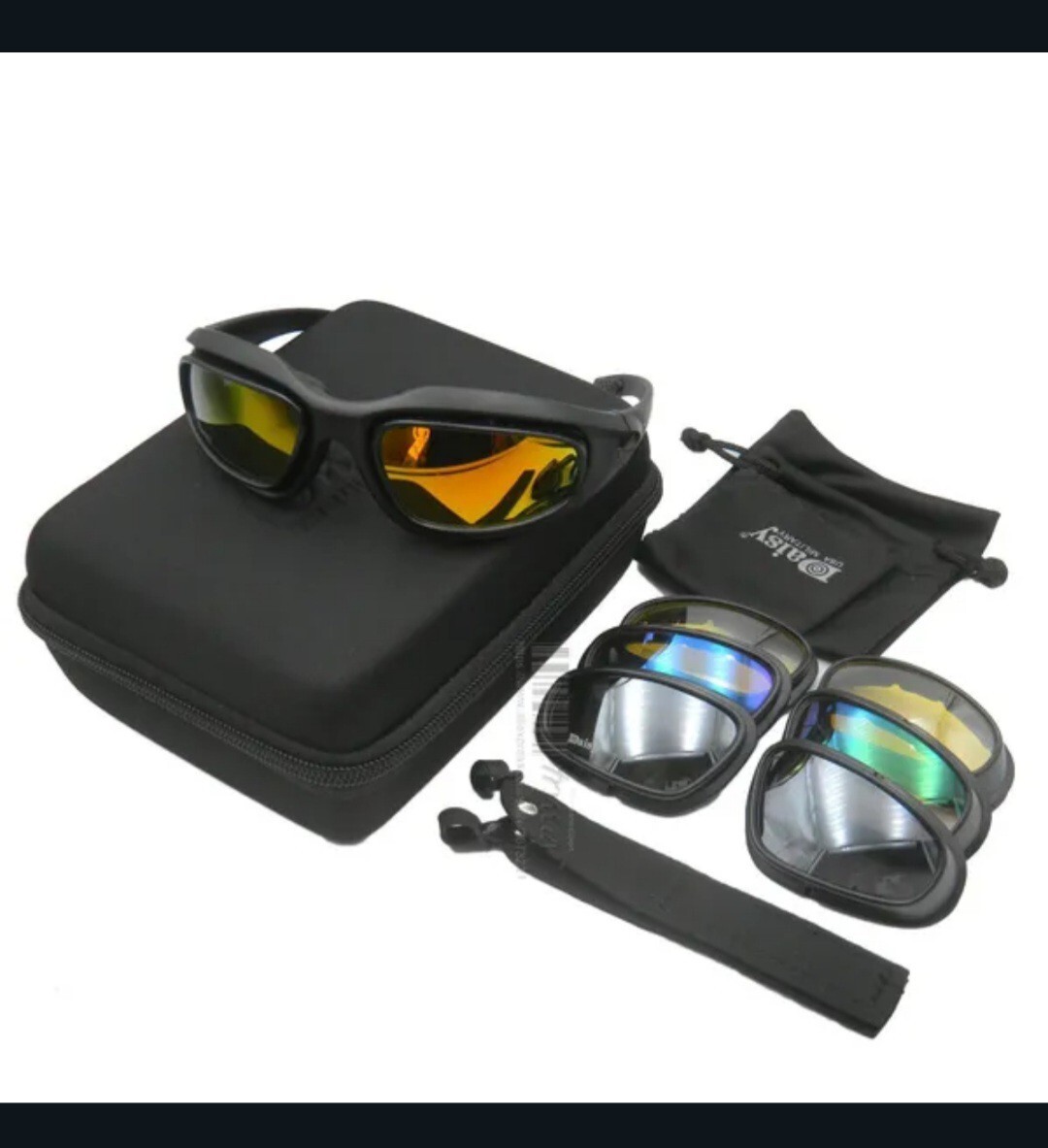 4 Lens Kit Mens Mens Out Door Tactical Goggles And Motorcycle Riding Glasses.