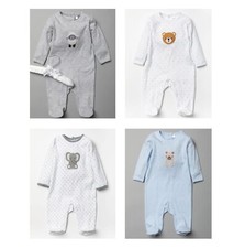 Baby Boys Sleepsuit Spanish Romany Crochet Sheep Bear Romper Boutique Outfit NEW
