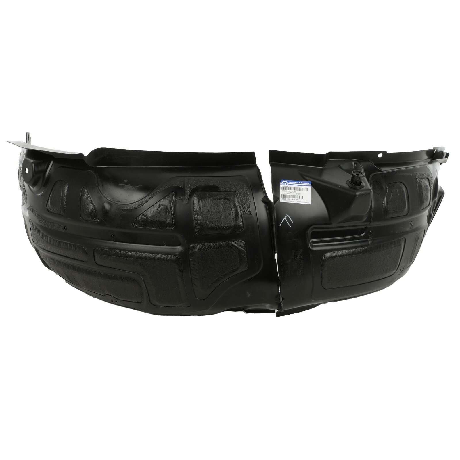 Protector de guardabarros trasero derecho para Dodge Charger 2015-2021 (P/N 68205938AE)