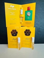 3 x Dolce & Gabbana Fefe Dog Perfume Sample 1.5ml / 0.05oz (Alcohol Free)