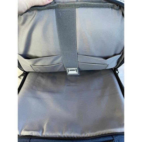 Men's Business Multifunctional Computer Bag USB Backpack Navy Blue NWT - Picture 5 of 5