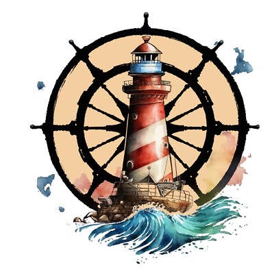 XXXL 60X60 cm car sticker sticker lighthouse sticker