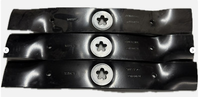 3 PACK HUSQVARNA CRAFTSMAN 48'' LAWN MOWER DECK BLADES 173921 180054 173920