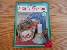 Donna Dewberry s One Stroke Merry Makers Workbook By Plaid w/ patterns