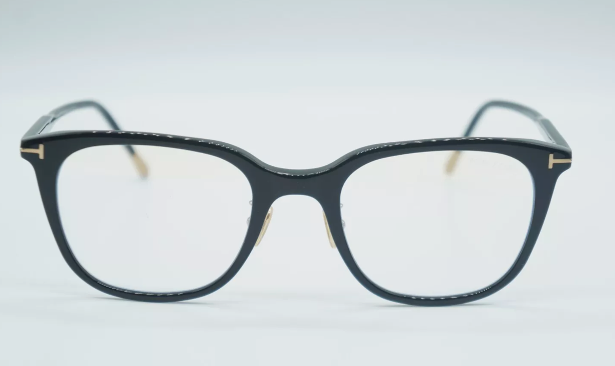 New Tom Ford Reading Glasses TF 5776-D-B 001 53-22 Black & Gold