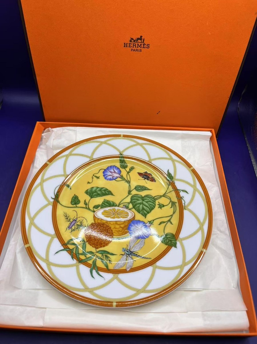 HERMES La Siesta プレート 皿 19㎝ Hermes Porcelain La Siesta D'Hermes Plate Decorative Dish 22.5cm