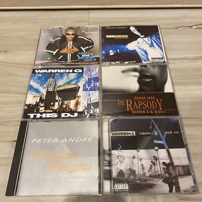 Warren G  6 CD LOT 5 Imports What's Love Got To Do With It This DJ Smokin Me Out