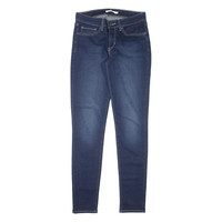 LEVI'S 711 Womens Jeans Blue Slim Skinny Stone Wash W27 L32